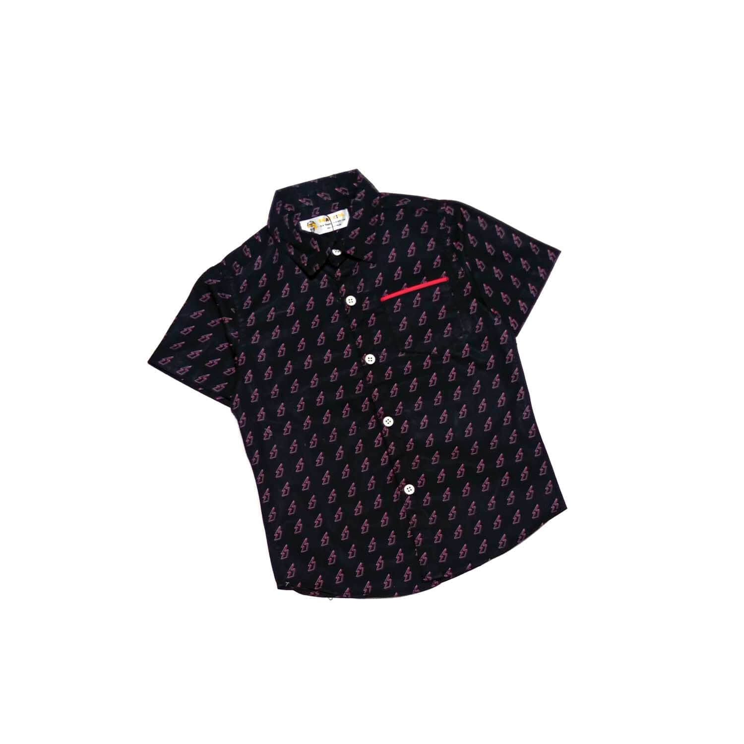 Super Energy Cotton Half Sleeves Casual Shirt - Black 1