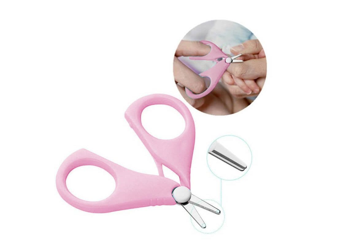 Newborn-Baby-Safety-Nail-Clippers-Baby-Pink - Copy