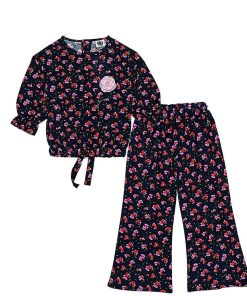 Summer-Cool-Flowers-Cotton-Top-&-Flapper-Trouser-Trouser