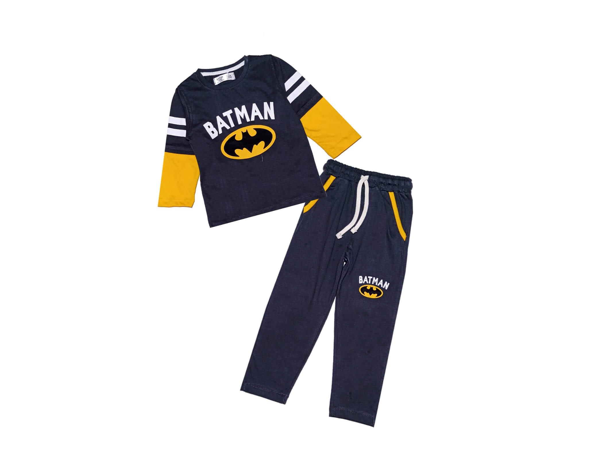 Batman-Doubal-Panal-Full-Sleeves-Tee-&-Trouser-Charcoal-1