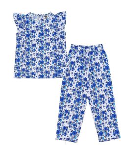 Body-Frill-Stylish-Cotton-Top-&-Trouser--White