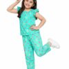 Baby Flowers Frill Stylish Cotton Top & Trouser