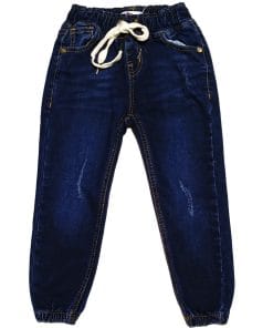 Dark Blue Joggers Jeans With Comfort Stretch