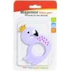 Flamingo-Shape-Silicone-Teether,-Flexible-and-Durable-Chewable-Purple
