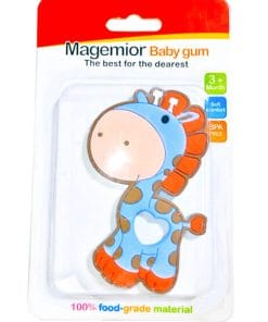 Giraffe-Shape-Silicone-Teether,-Flexible-and-Durable-Chewable-Blue (1)