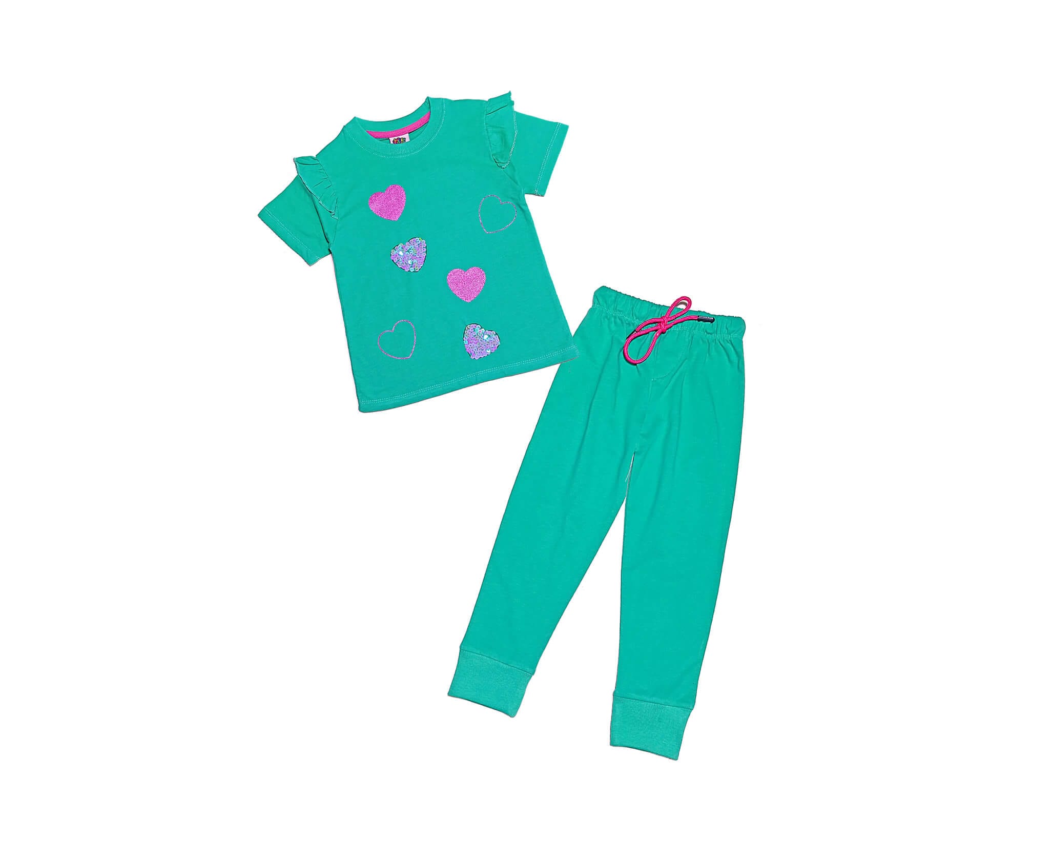 Loving-Sequin-Hearts-T-Shirt-&-Trouser---Sea-Green-1