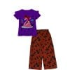 Pooh-&-Flamingo-Tee-Shirt-&-Plazzo-Plum-&-Brown (1)