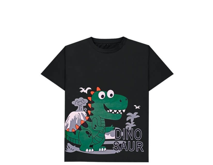 Dinosour Tee Shirt -Black