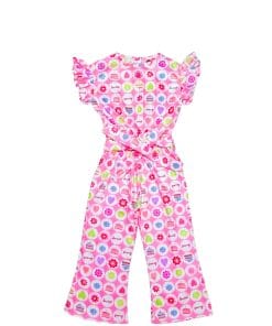Sweet-Cookies-Print-Cotton-Frill-Sleeves-JumpSuit---Baby-Pink
