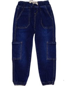 Trendy-Box-Six-Pocket-Denim-Cargo-Pant---Dark-Blue