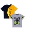 Do-it-Big-Tee-Shirt-Hedar-Gray-Bear-Hide-Seek-Penal-Tee-Shirt-Mustard-Black