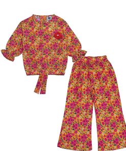 Summer-Garden-Cotton-Short-Top-&-Flare-Trouser---Mustard (1)