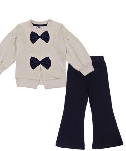 Black-Bow-Baggy-Sleevs-Fleece-Sweatshirt-&-Rib-Bell-Bottom-Trouser---Skin-&-Black