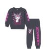 Cute-Kuromi-Fleece-Tracksuit-Dark-Grey