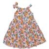 Floral-Three-Penal-Lawn-Maxi-Frock-Shoulder-Stripe-with-Bow-Peach