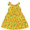 Red-Roses-Three-Penal-Lawn-Maxi-Frock-Shoulder-Stripe-with-Bow-Yellow