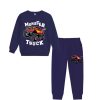 Monster Loaded Truck Fleece TRacksuit - Navy Blue