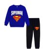 SM Trendy Fleece Tracksuit - Royal Blue & Black