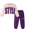 Influncer-Style-Short-SweatShirt-&-Pockets-Style-Trouser---Baby-Pink-&-Maganta