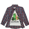 MiniCraft-Checked-Twofer-Casual-Shirt---White-&-Blue