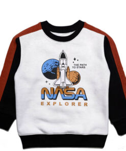 NASA-Explorer-Penal-Fleece-Sweatshirt---White-