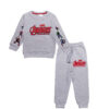 Power Team Fleece Tracksuit - Heather Grey