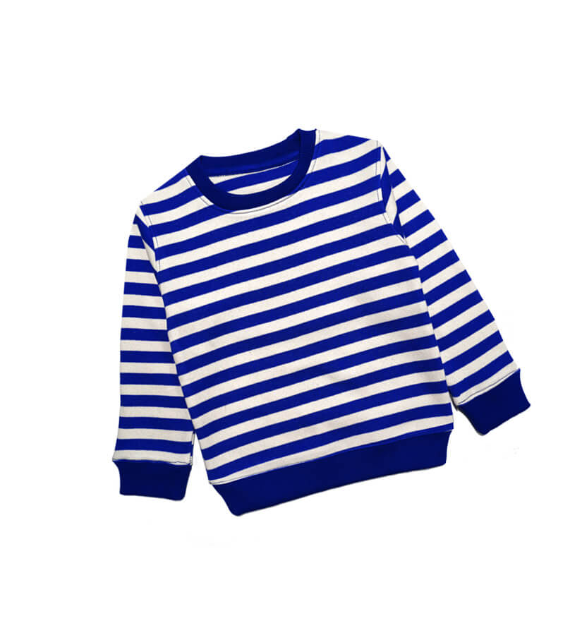 Royal-Blue-Stripe-Fleece-Sweatshirt