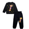 Happy Girls sequin Balloons Fleece Tracksuit - Black