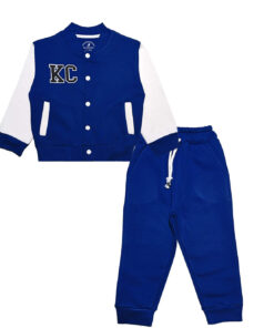 KC Baseball Fleece Tracksuit - Ink Blue