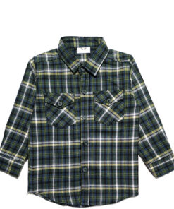 Premium Flannel Fabric Traditional Check Casual Shirt - Olive Green