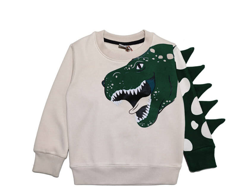 Aggrasive Dino Fleece Sweatshirt - Skin
