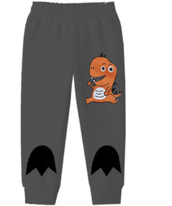 Baby Fun Dino Fleece Trouser - Gray