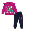 Cute-Deer-World-Frill-Fleece-Tracksuit---Shocking-Pink-&-Navy-Blue