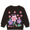 Dream Big Sunflowers Fleece Sweatshirt – Navy Blue