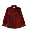 Classic Red Plaid Casual Shirt - Red