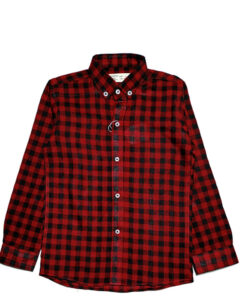 Classic Red Plaid Casual Shirt - Red