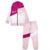 Happy Trendy Pennal Fleece Hoodie Tracksuit - Baby Pink