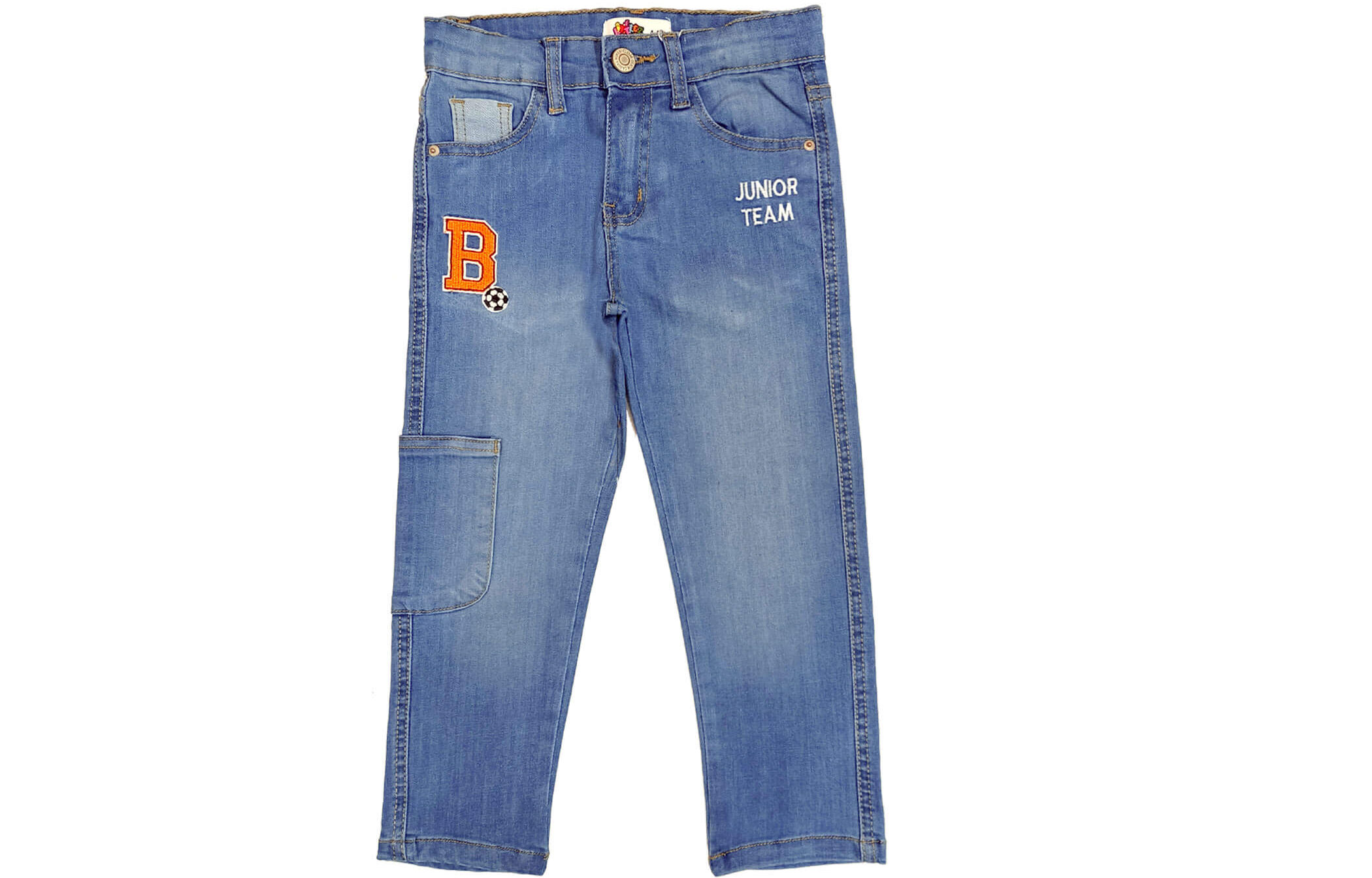 Junior Team Denim Pant - Sky Blue