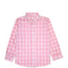Pink Check Casual Shirt - Pink & White