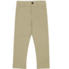 Basic Slim Fit Kids Twill Cotton Chino Pant-Skin