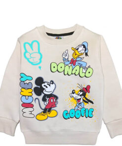 Mickey Goofy Fleece Sweatshirt - Skin
