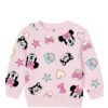 Rock Your Bow Fleece Sweatshirt - Baby pink