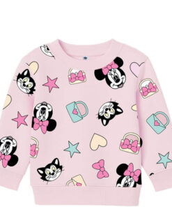 Rock Your Bow Fleece Sweatshirt - Baby pink