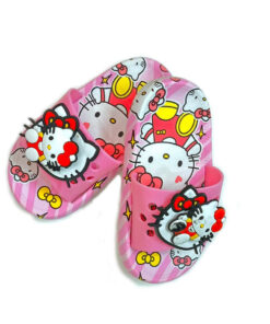 Cute Kitty 3D Sppiner & Light Non Slip Slipper with Led – Baby Pink