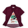 Skill Daffy Duck Double Casual Shirt - Bargandy