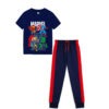 Super Hero Red Penal Tee & Trouser - Navy Blue