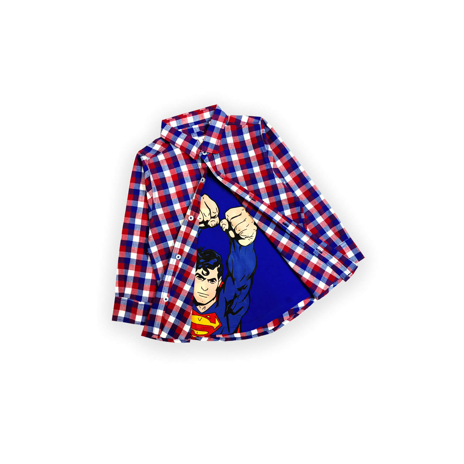 Super Power Double Casual Shirt - Classic Check 1