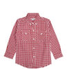 Urban Mini Check Double Pocket Casual Shirt - RedUrban Mini Check Double Pocket Casual Shirt - Red