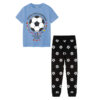Football World Championship Tee & Trouser – Sky Blue & Black (2)