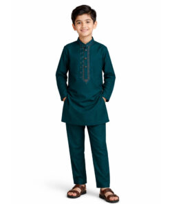 Stylish Embroidery Cotton Kurta
